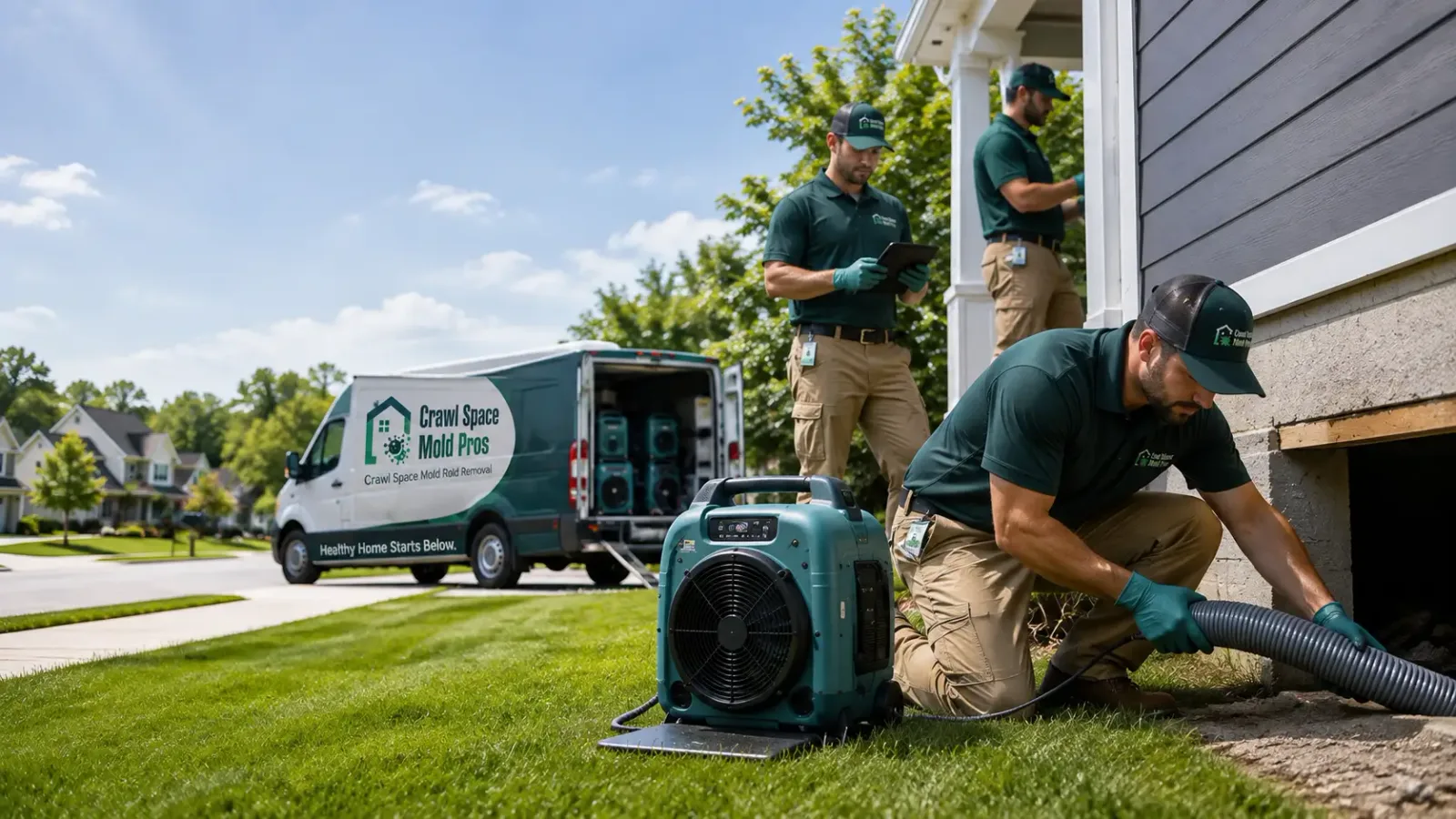 Crawl Space Mold Removal in Indianola, OK